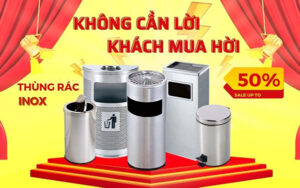 Giảm giá thùng rác inox