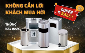 Giảm giá thùng rác inox