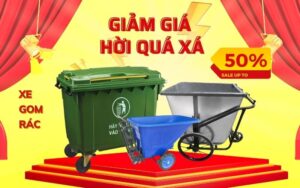 Giảm giá xe gom rác