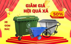 Giảm giá xe gom rác