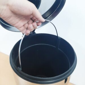 Thùng rác inox đạp chân 12 lít