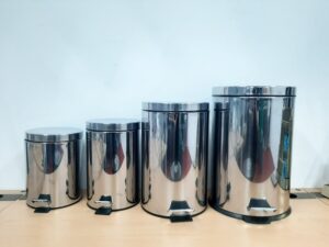 Thùng rác inox đạp chân 5 lít