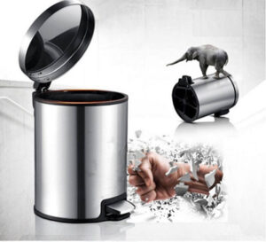 Thùng rác inox đạp chân