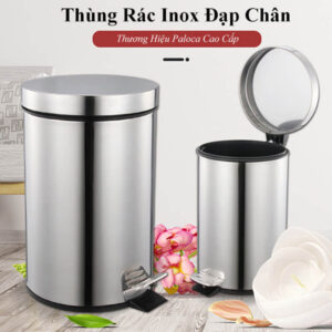 Thùng rác inox đạp chân