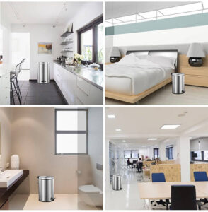 Thùng rác inox đạp chân