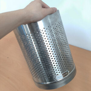 Thùng rác inox dập lỗ