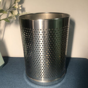 Thùng rác inox dập lỗ