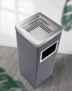 Thùng rác inox gạt tàn