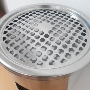 Thùng rác inox gạt tàn