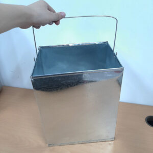 Thùng rác inox gạt tàn hình chữ nhật
