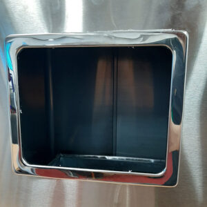 Thùng rác inox gạt tàn hình chữ nhật