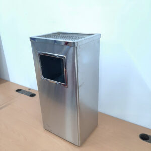 Thùng rác inox gạt tàn hình chữ nhật