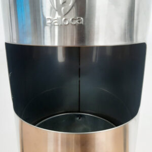 Thùng rác inox gạt tàn hình tròn
