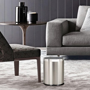 Thùng rác inox không nắp