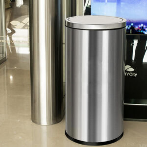 Thùng rác inox nắp lật