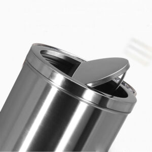 Thùng rác inox nắp lật