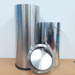 Thùng rác inox nắp lật