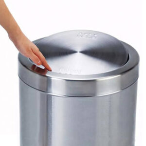 Thùng rác inox nắp lật