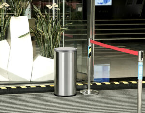 Thùng rác inox nắp lật
