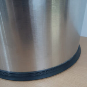 Thùng rác inox nắp lật ø250