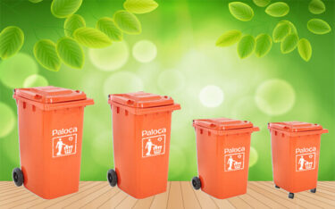 Thùng rác màu cam có ý nghĩa gì và thường được sử dụng ở đâu?