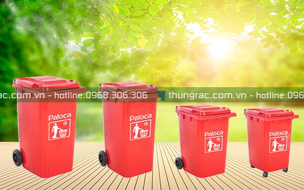 Thùng rác màu đỏ có gí nghĩa gì trong việc phân loại rác?