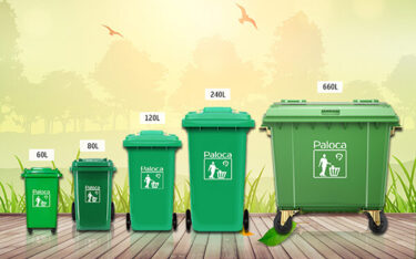 Giá bán thùng rác màu xanh và ý nghĩa của màu xanh trên thùng rác