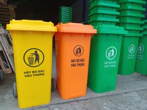 Thùng rác nhựa 120 lít