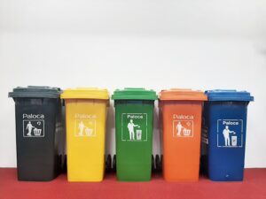 Thùng rác nhựa 120 lít
