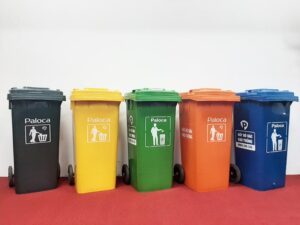 Thùng rác nhựa 120 lít