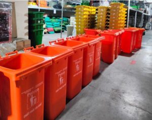 Thùng rác nhựa 120 lít