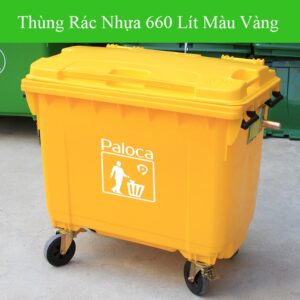 Thùng rác nhựa 660 lít