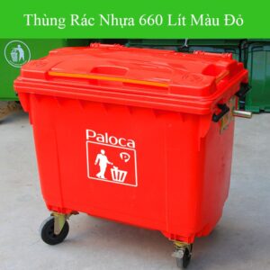 Thùng rác nhựa 660 lít