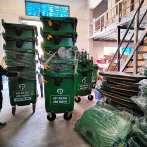Thùng rác nhựa 660 lít
