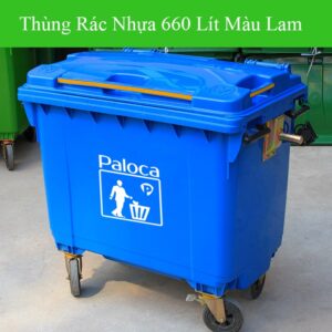 Thùng rác nhựa 660 lít