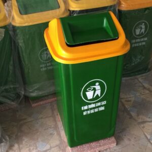 Thùng rác nhựa đế đá 60 lít