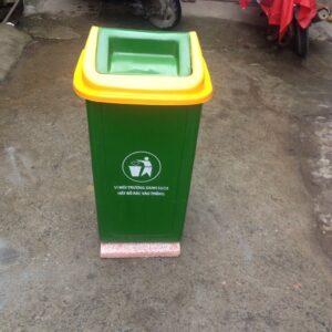 Thùng rác nhựa đế đá 60 lít