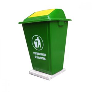 Thùng rác nhựa đế đá 60 lít