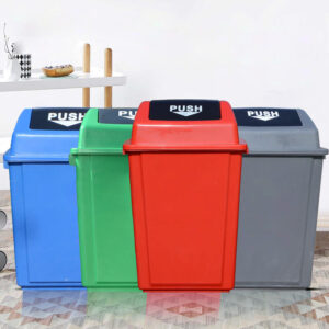 Thùng rác nhựa nắp đẩy 60 lít