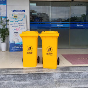 Thùng rác y tế 120 lít