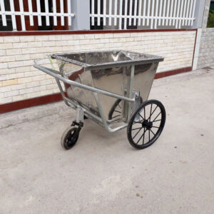 Xe gom rác 400 lít bằng tôn