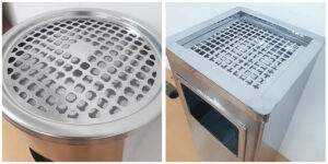 Tìm hiểu về cấu tạo của thùng rác inox gạt tàn thuốc