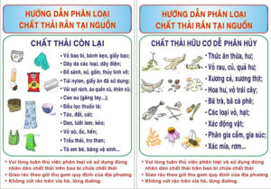 Hướng dẫn phân loại rác thải theo Luật Bảo Vệ Môi Trường
