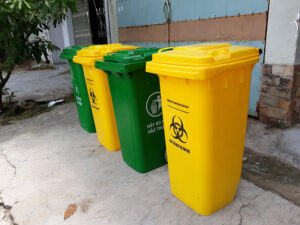 Những lưu ý khi sử dụng thùng rác nhựa công cộng