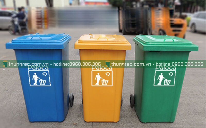 Điểm danh 3 mẫu thùng rác 240 lít phổ biến nhất