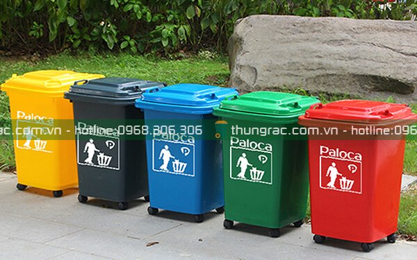 Tổng hợp các mẫu thùng rác 60 lít phổ biến nhất hiện nay