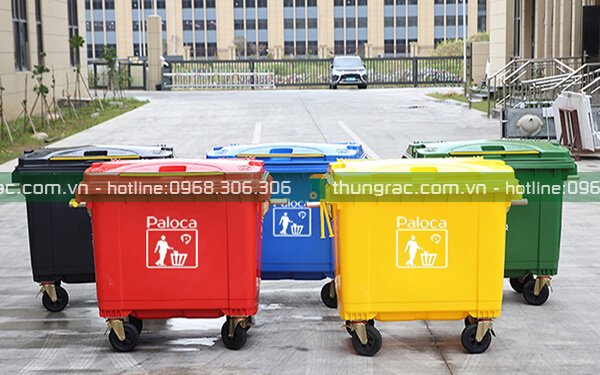 Đâu là những mẫu thùng rác 660 lít phổ biến nhất hiện nay?