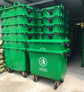 Bảng báo giá những mẫu xe gom rác bằng nhựa phổ biến