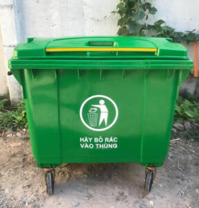 Bảng báo giá những mẫu xe gom rác bằng nhựa phổ biến
