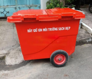 Bảng báo giá những mẫu xe gom rác bằng nhựa phổ biến